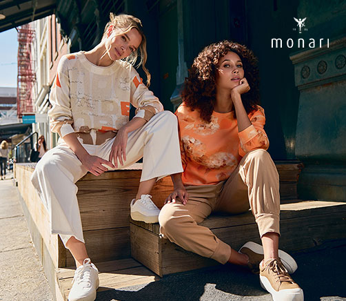 monari Damenmode Frühjahr/Sommer 2026 im Modehaus Schmiederer Achern
